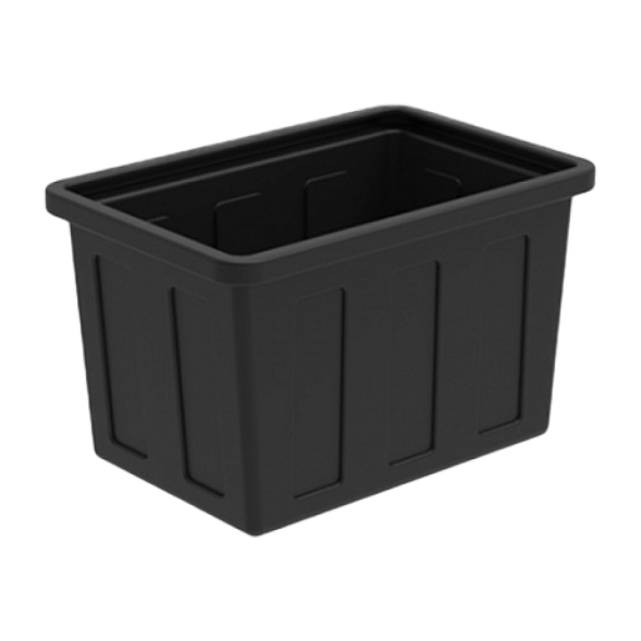Ванна пластиковая пищевая К, 90 л, HDPE, черный [132.0090.899.0]